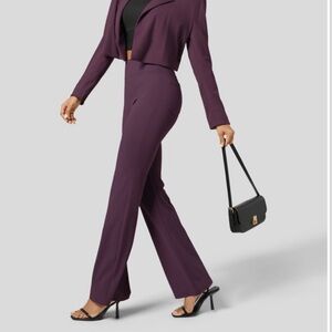 HALARA Flex High Waisted Halotek Air Flare Leggings Pants Night's Purple NWOT